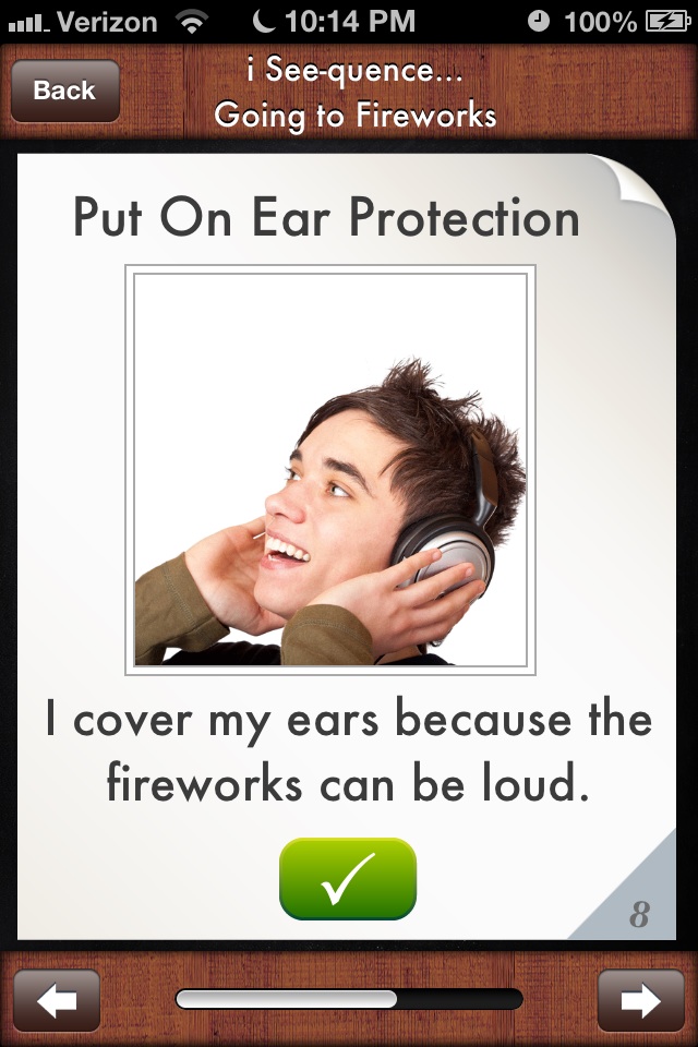 i See-quence... Going to Fireworks Social Story - Educational App